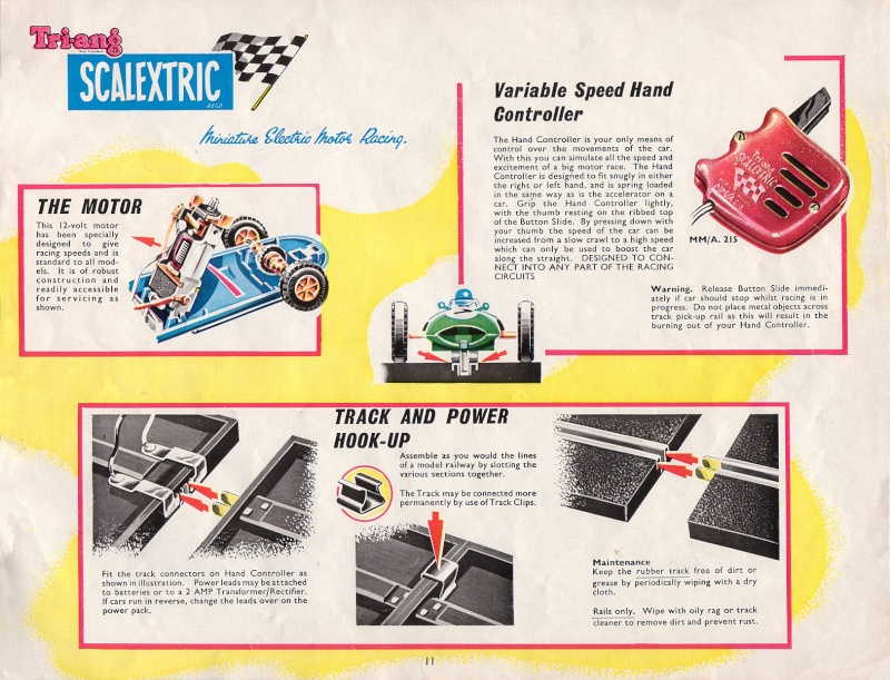 Scalextric Catalogue 1962 page 11