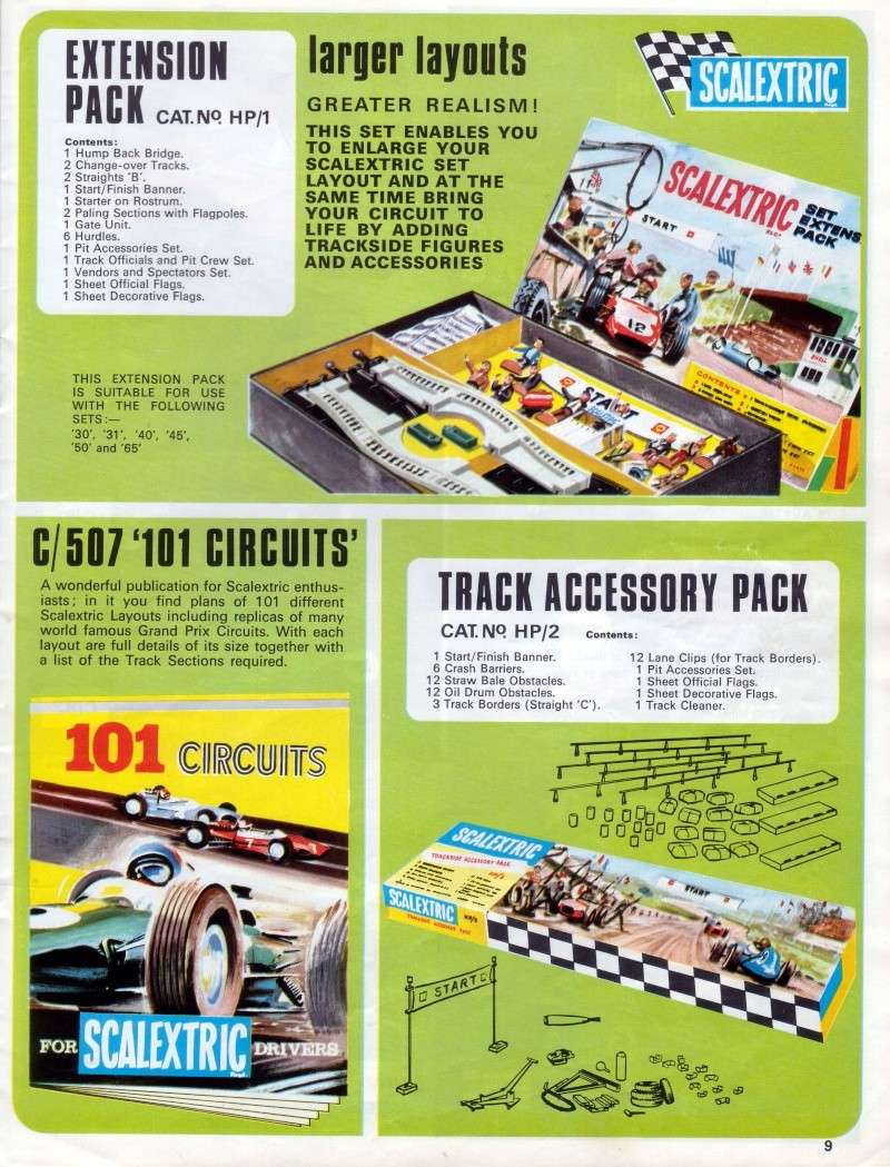 Scalextric Catalogue 1967 page 9