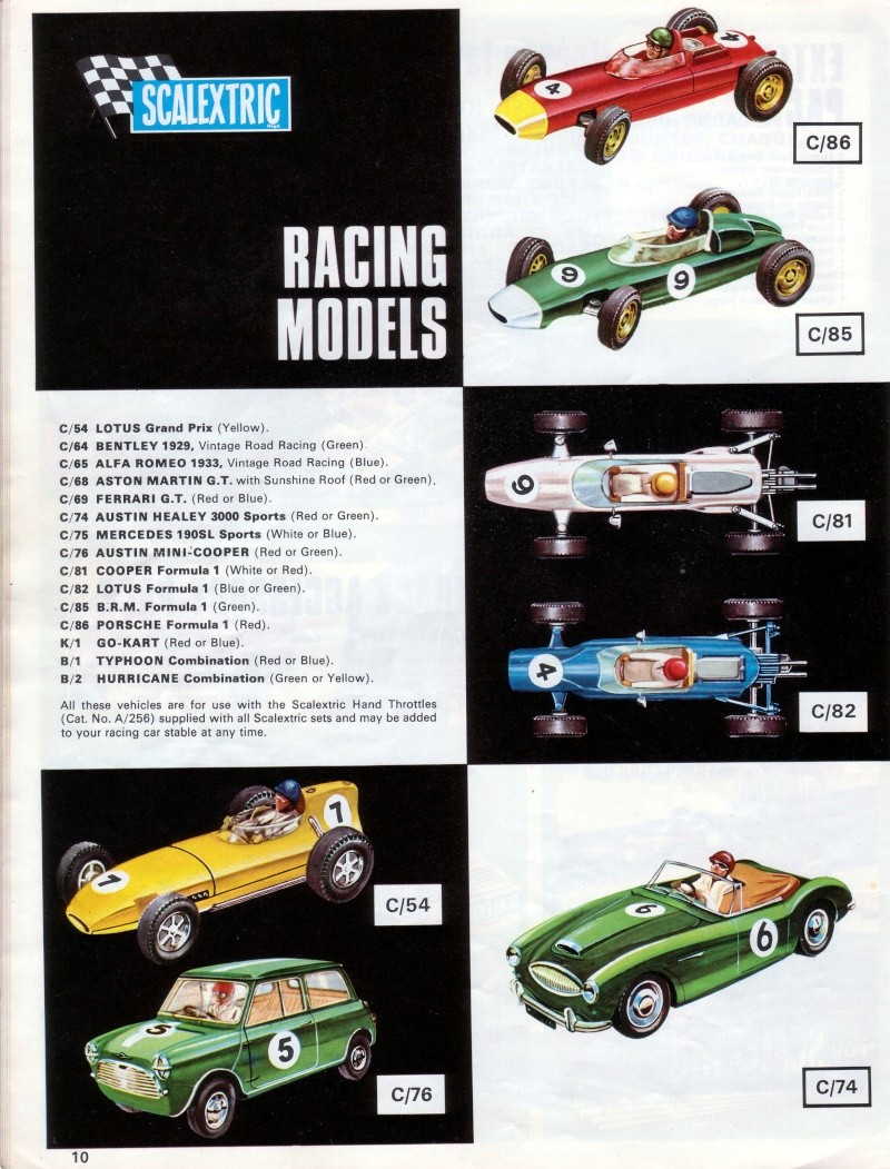 Scalextric Catalogue 1967 page 10