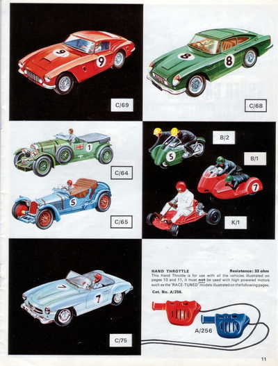 Scalextric Catalogue 1967 page 11