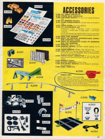 Scalextric Catalogue 1967 page 23