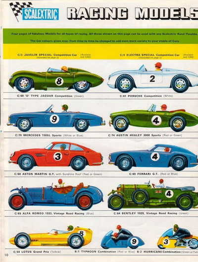 Scalextric Catalogue 1968 page 10