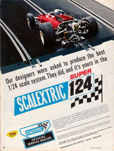 CATALOGUE SCALEXTRIC 1968-69 CIRCUIT DE COURSE AUTOMOBILE