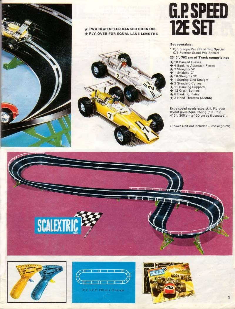 Scalextric Catalogue 1969 page 9