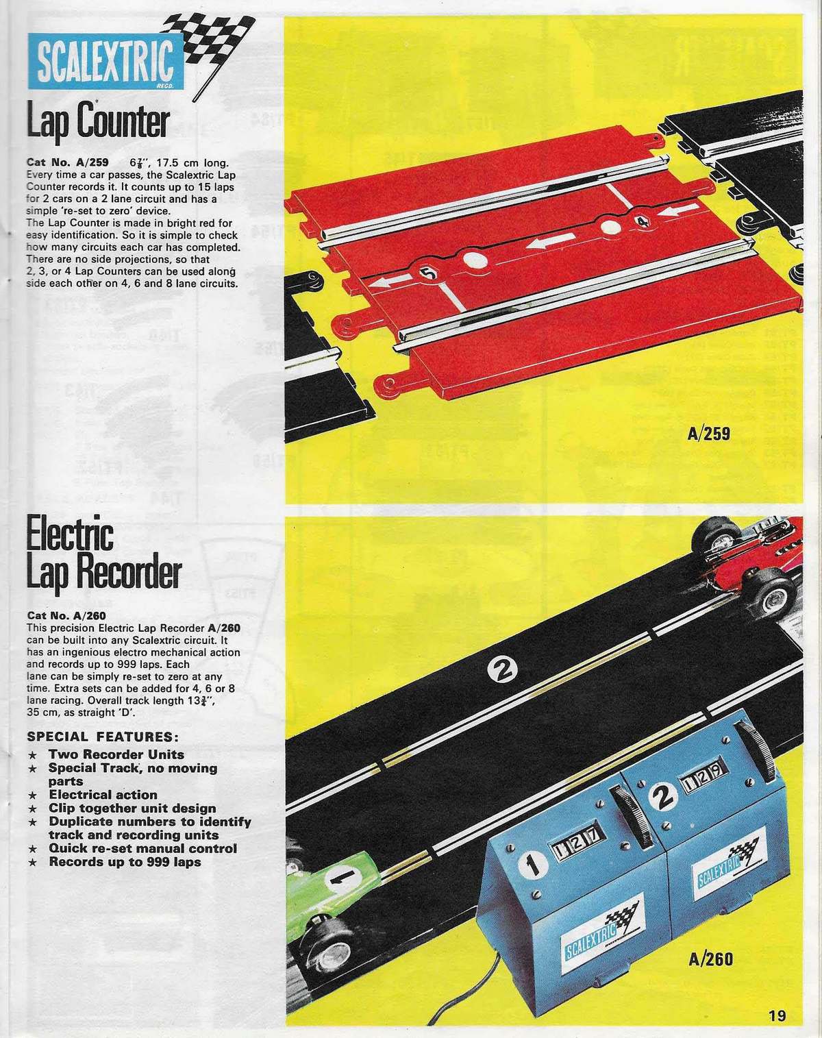 Scalextric Catalogue 1970 page 19