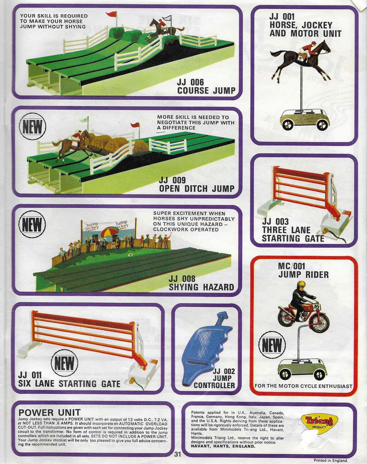 Scalextric Catalogue 1970 page 31