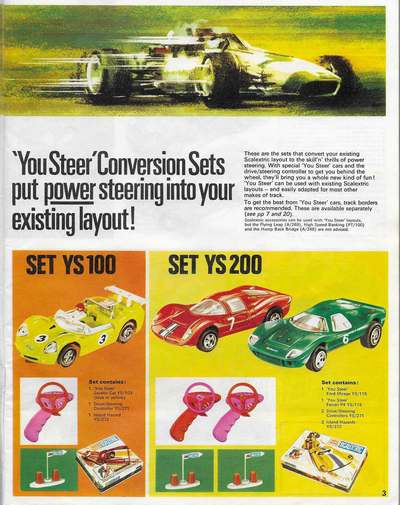 Scalextric Catalogue 1970 page 3