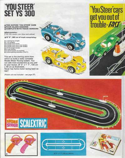 Scalextric Catalogue 1970 page 4