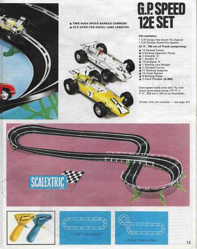 Scalextric Catalogue 1970 page 13