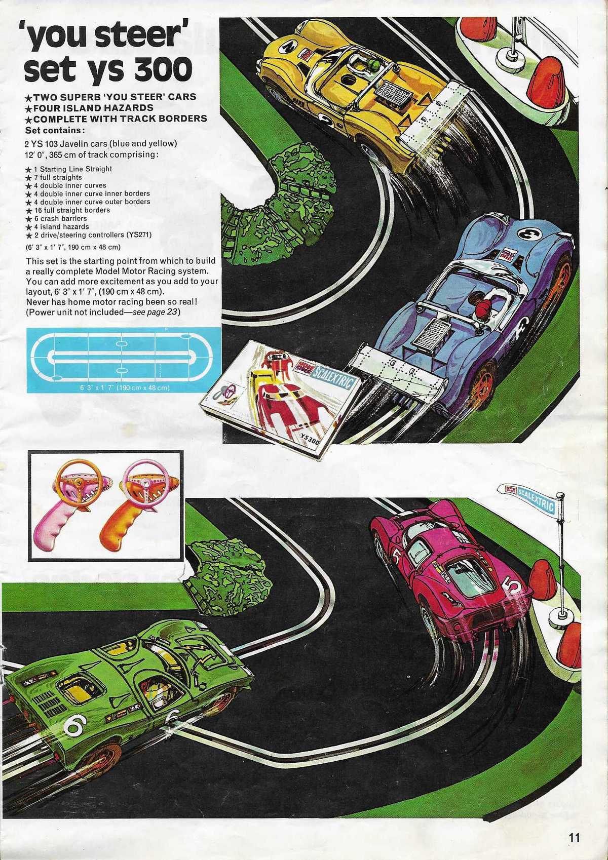 Scalextric Catalogue 1971 page 11