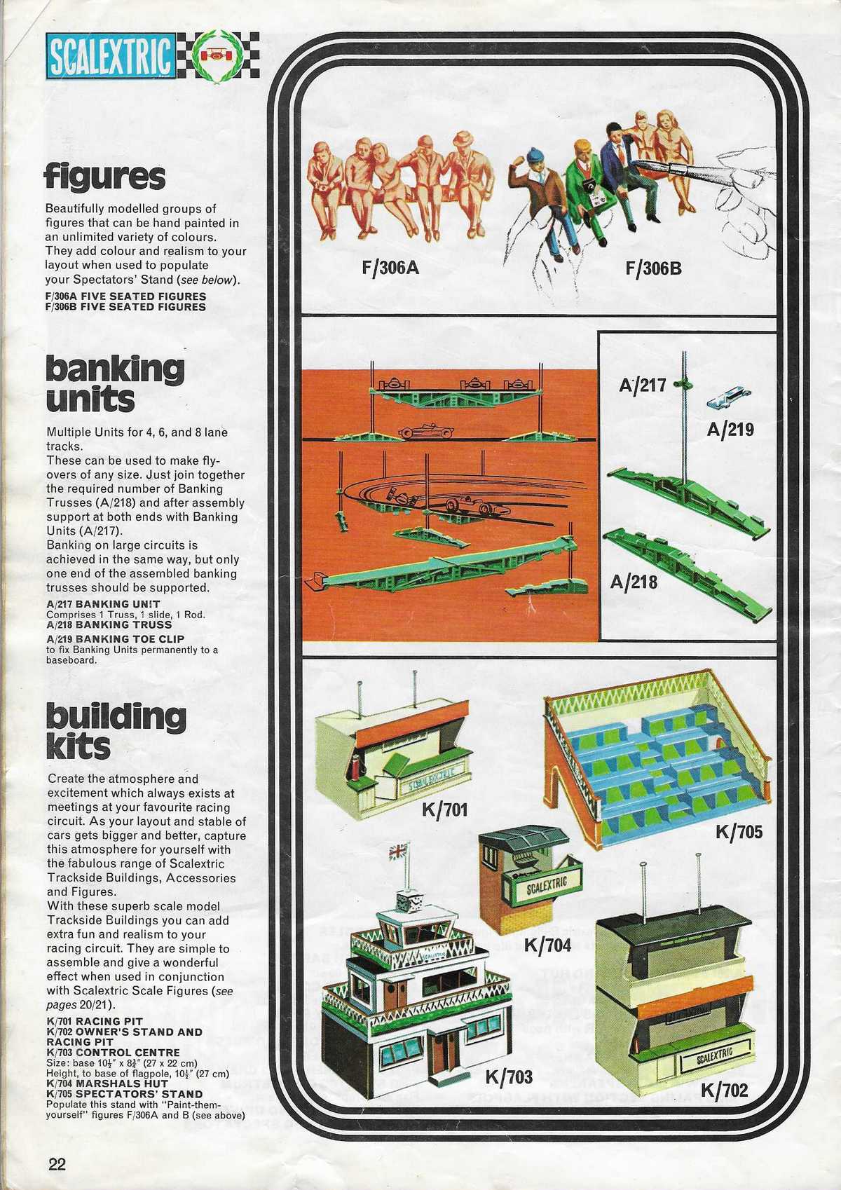 Scalextric Catalogue 1971 page 22