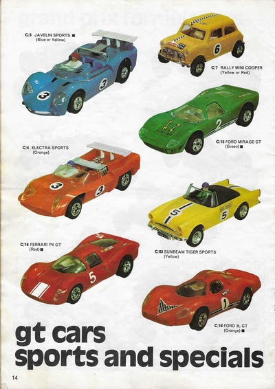 Scalextric Catalogue 1971 page 14