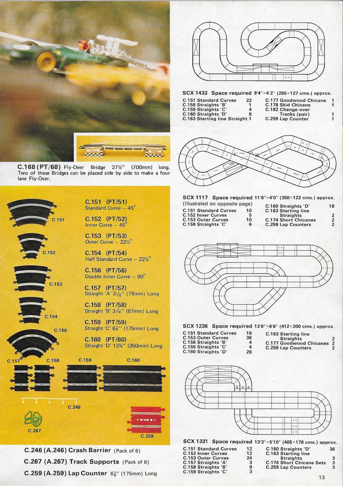Scalextric Catalogue 1973 page 13