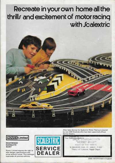 Scalextric Catalogue 1973 page 16