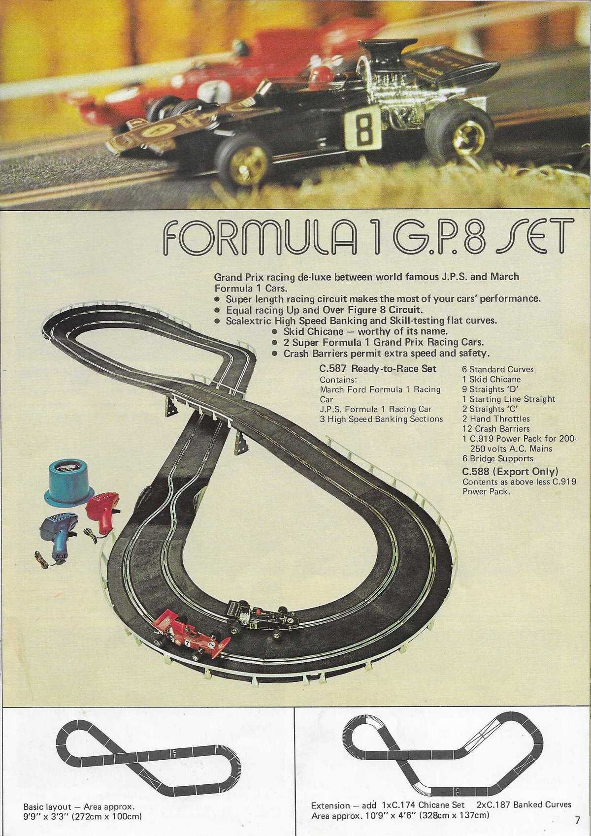 Scalextric Catalogue 1974 page 7