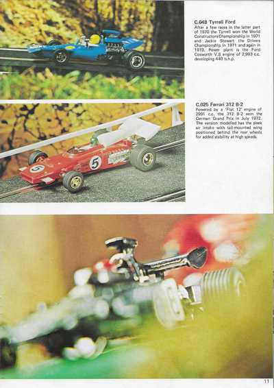 Scalextric Catalogue 1974 page 11