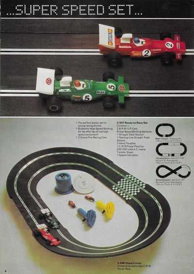 Scalextric Catalogue 1975 page 4