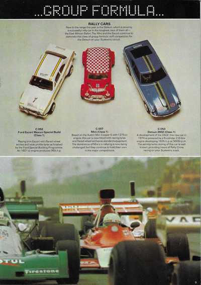 Scalextric Catalogue 1975 page 9