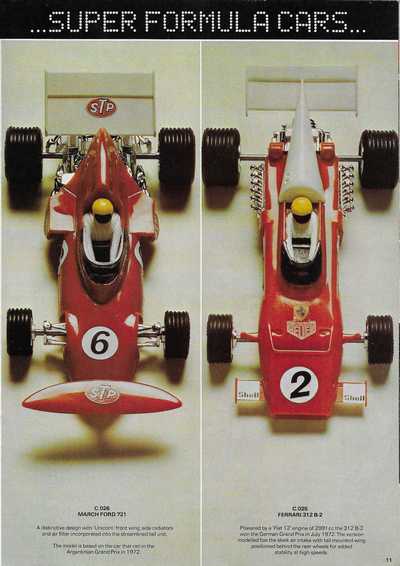 Scalextric Catalogue 1975 page 11