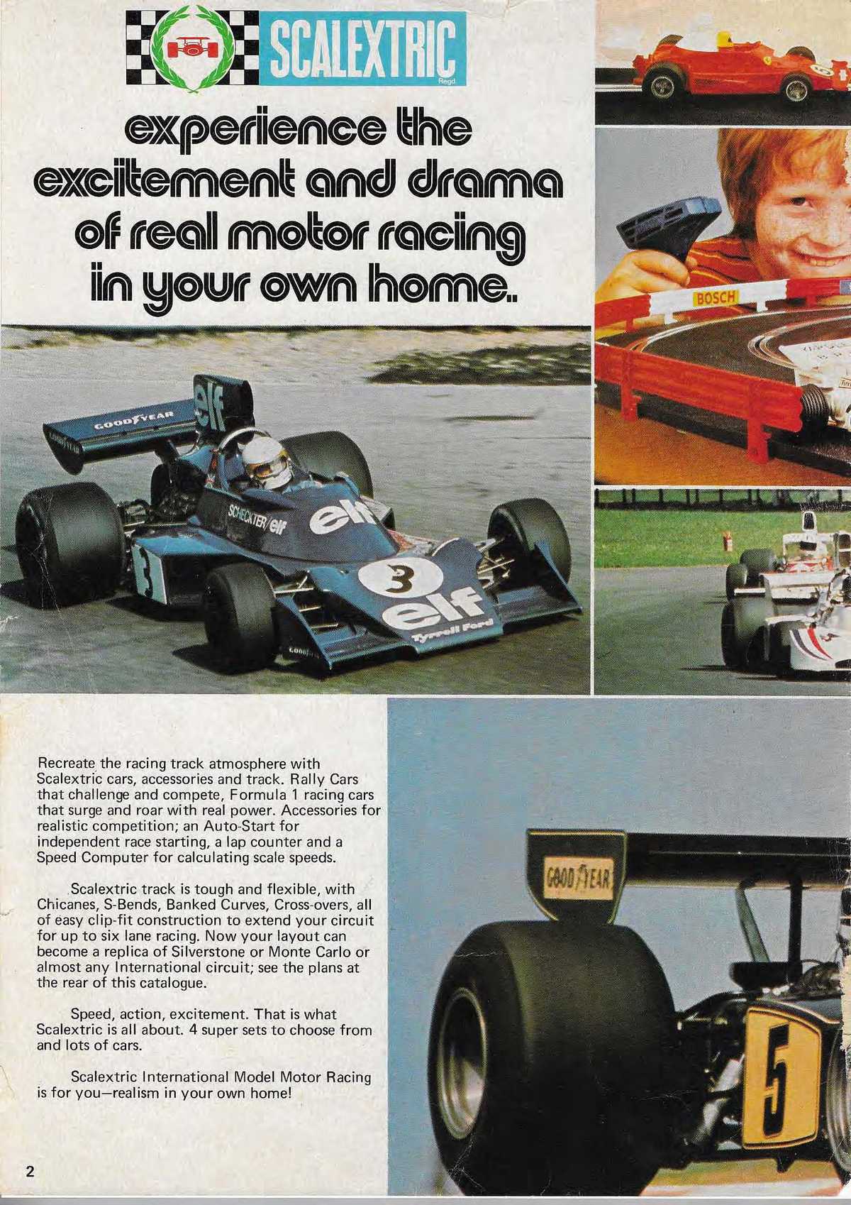 Scalextric Catalogue 1976 page 2
