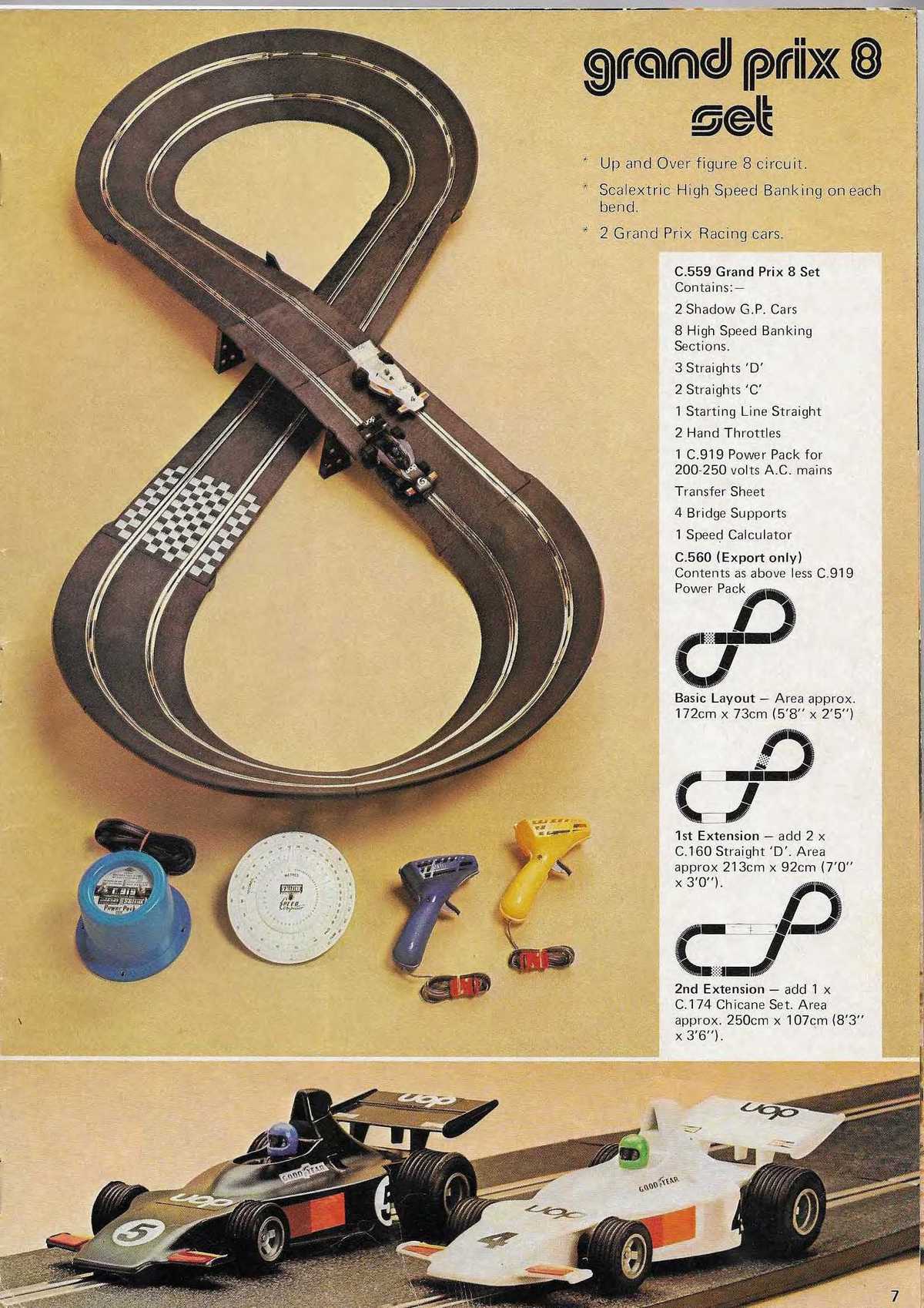 Scalextric Catalogue 1976 page 7