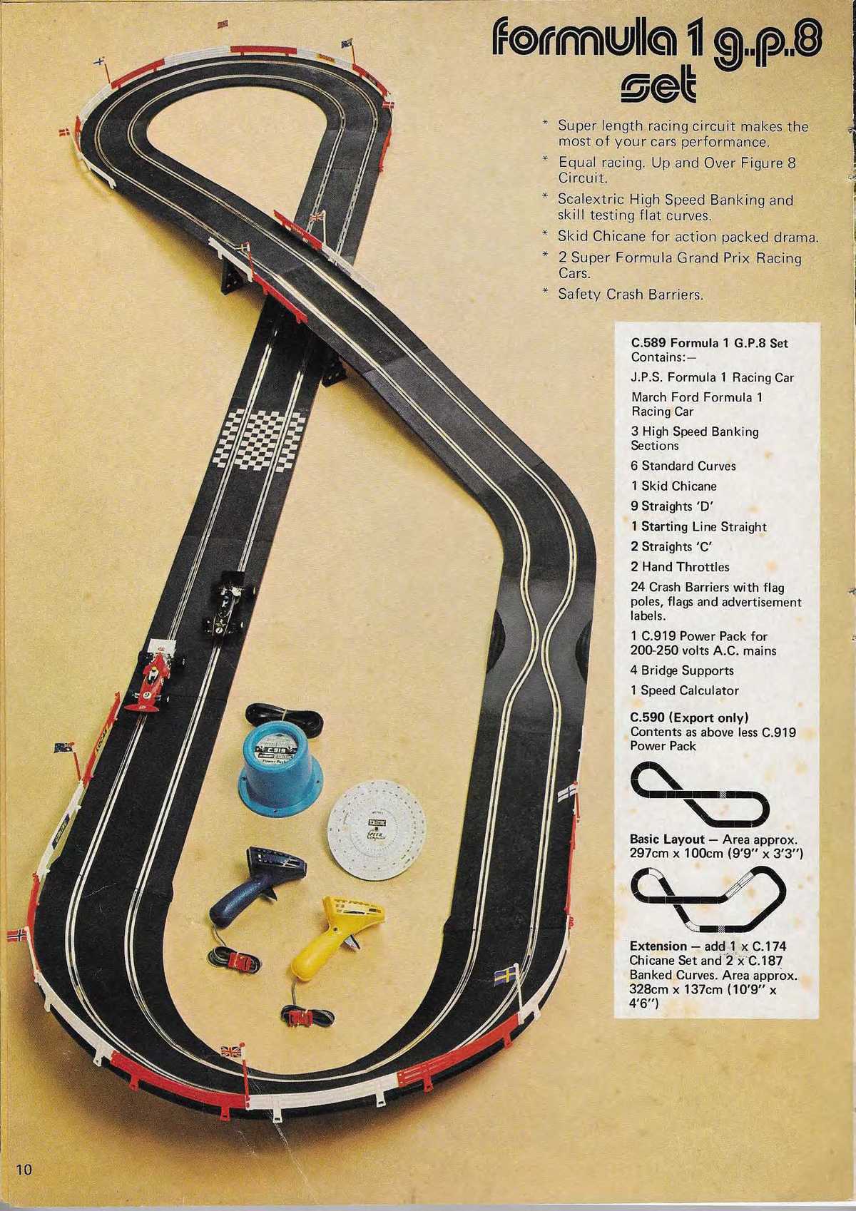 Scalextric Catalogue 1976 page 10