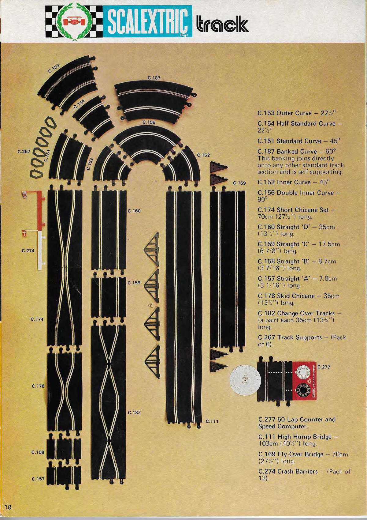 Scalextric Catalogue 1976 page 18