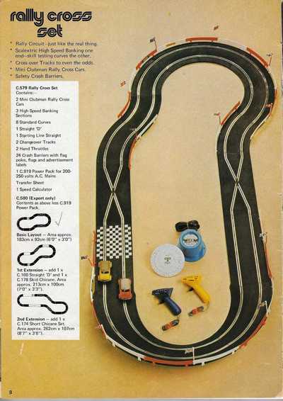 Scalextric Catalogue 1976 page 8
