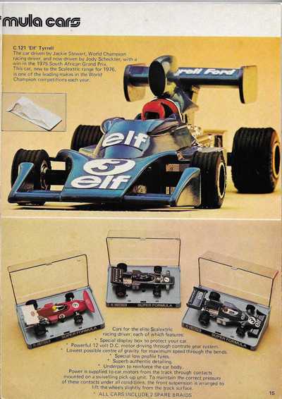 Scalextric Catalogue 1976 page 15