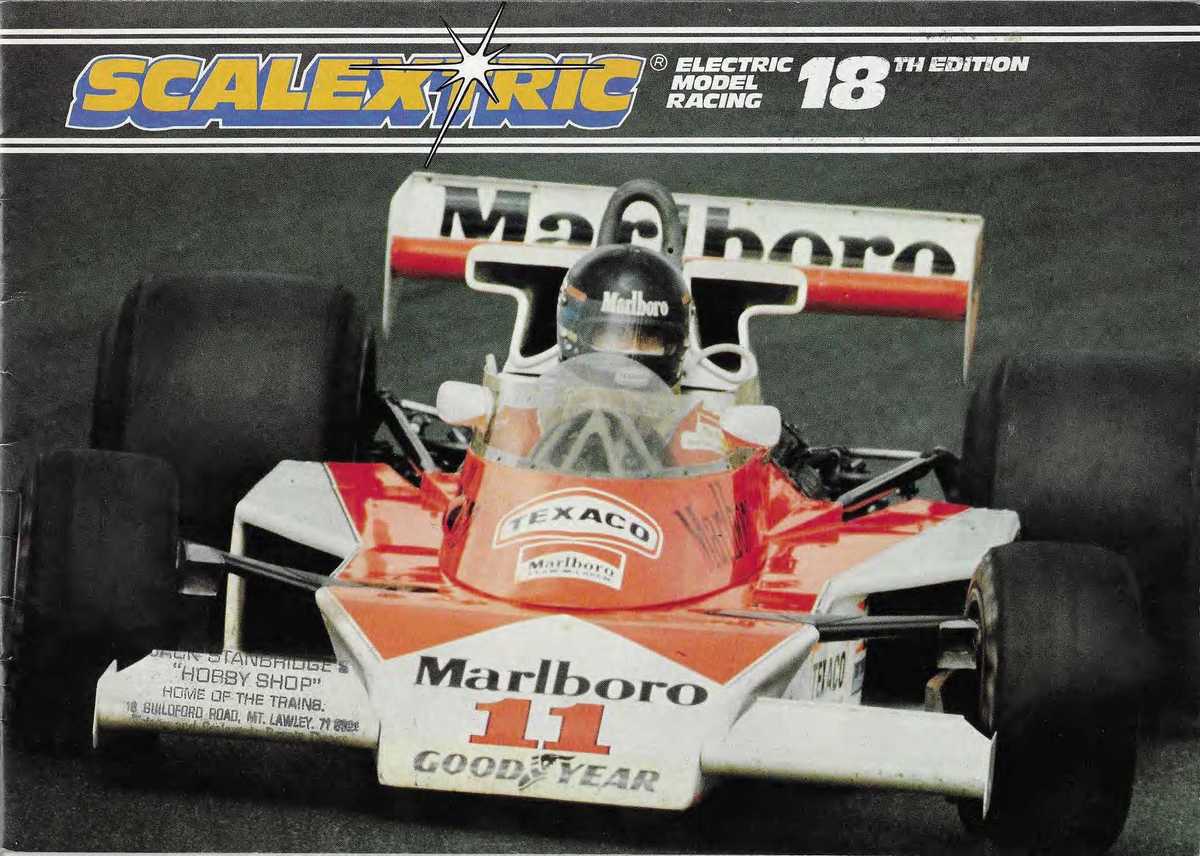 Scalextric Catalogue 1977 Cover