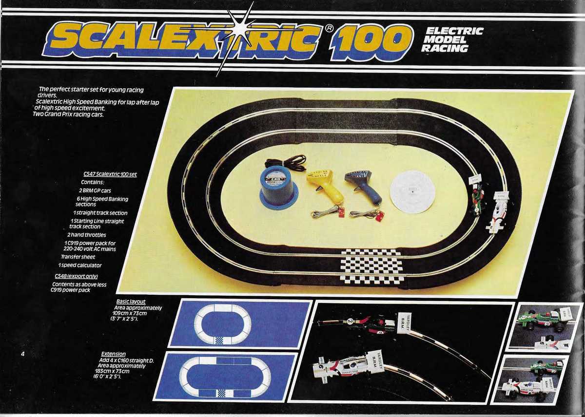 Scalextric Catalogue 1977 page 4
