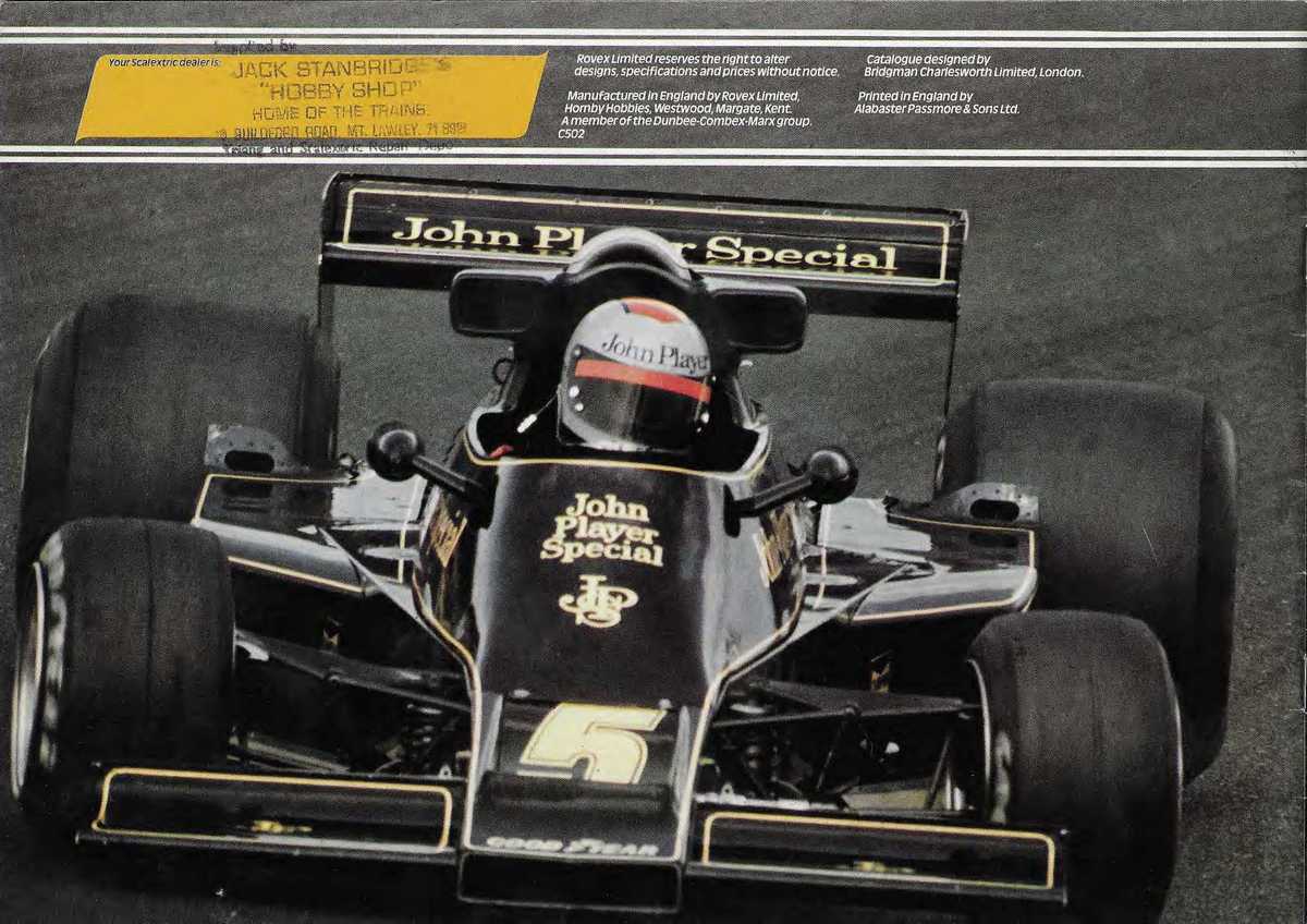 Scalextric Catalogue 1977 page 24