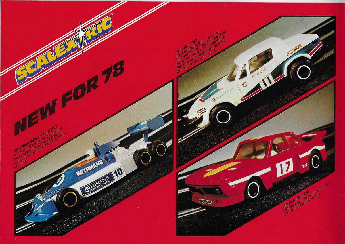Scalextric Catalogue 1978 page 4