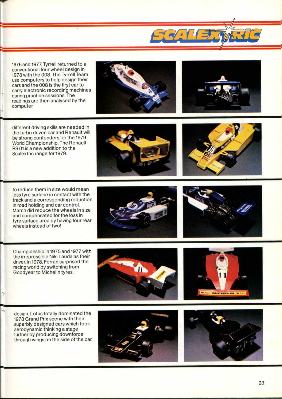 Scalextric Catalogue 1979 page 23