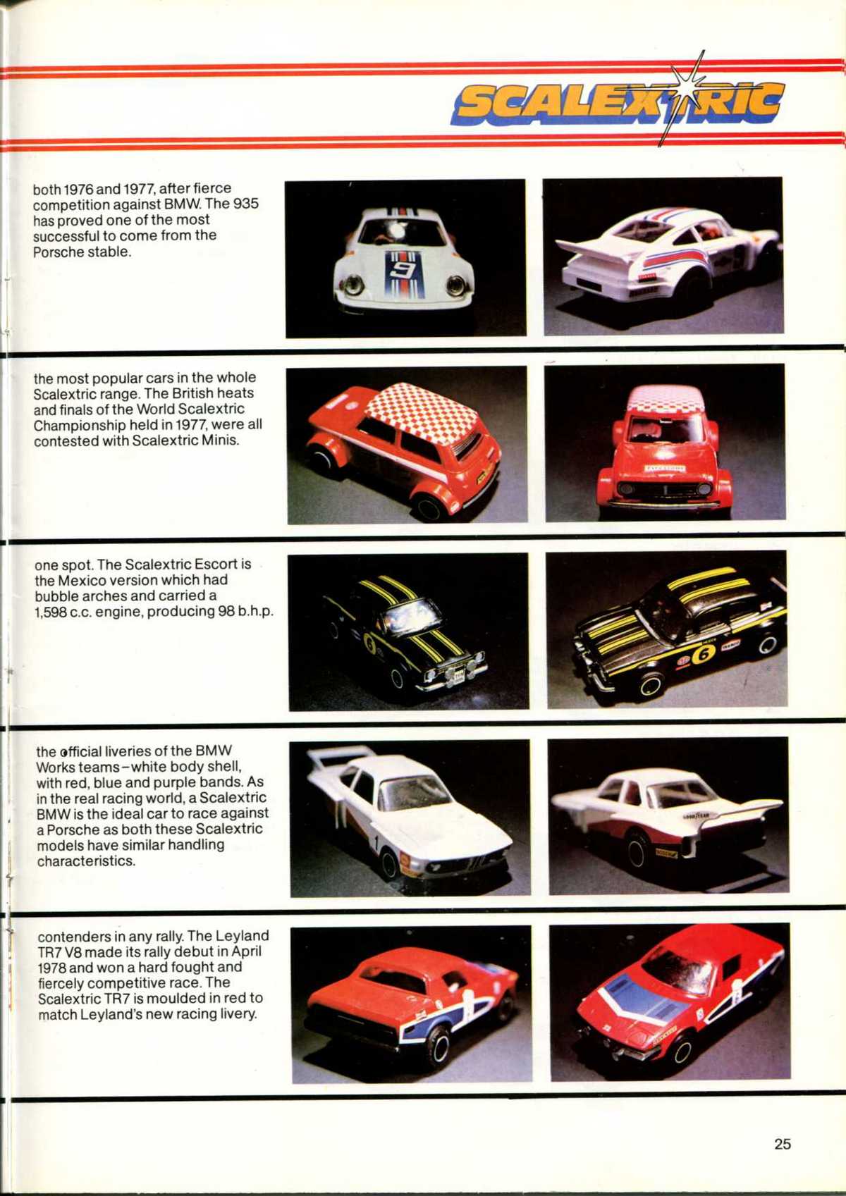 Scalextric Catalogue 1979 page 25