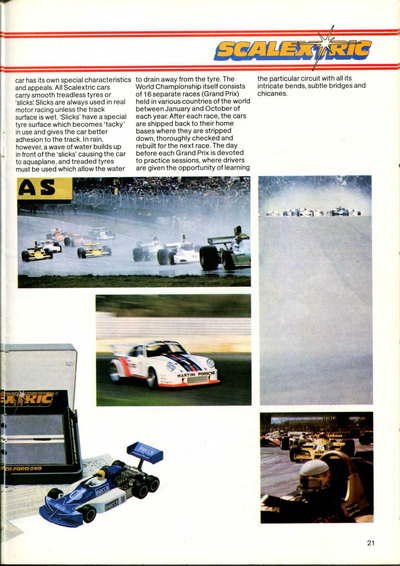 Scalextric Catalogue 1979 page 21