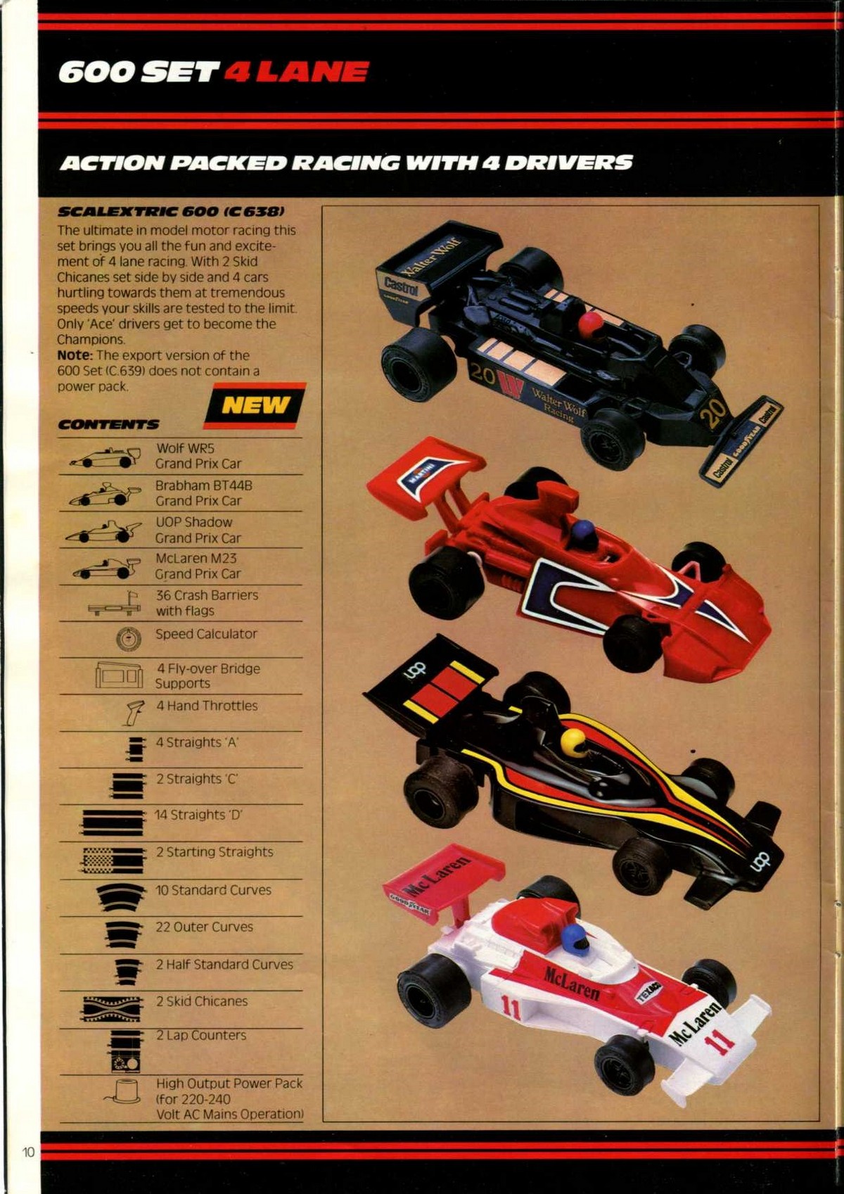Scalextric Catalogue 1980 page 10