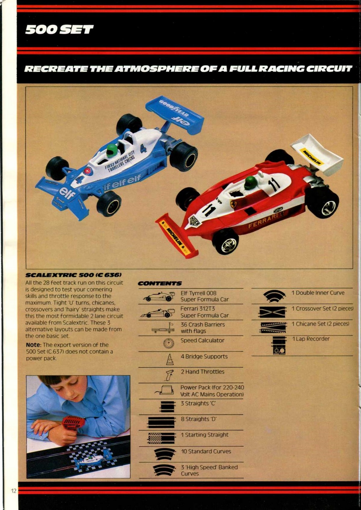 Scalextric Catalogue 1980 page 12