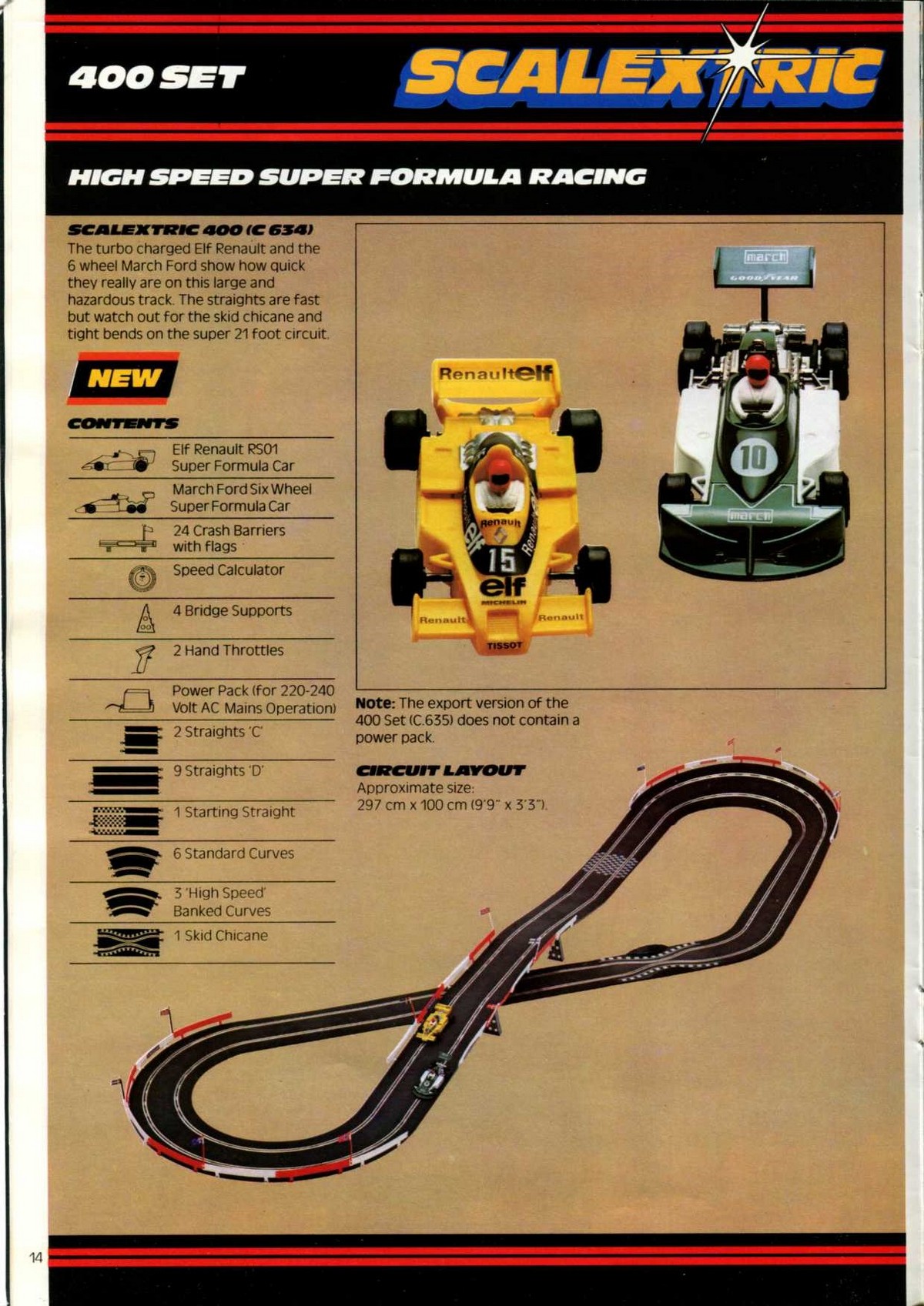 Scalextric Catalogue 1980 page 14