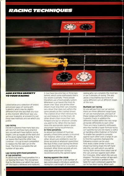 Scalextric Catalogue 1980 page 6