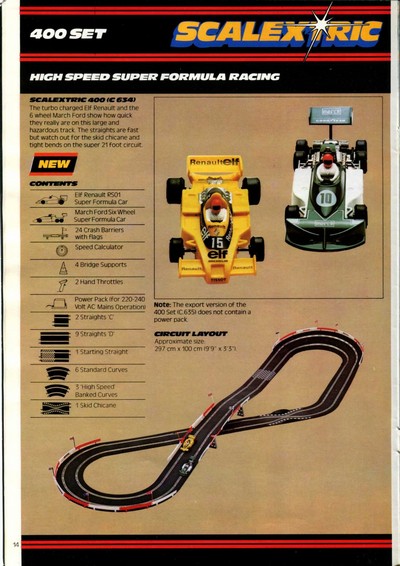 Scalextric Catalogue 1980 page 14