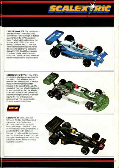 Scalextric Catalogue 1980 page 23
