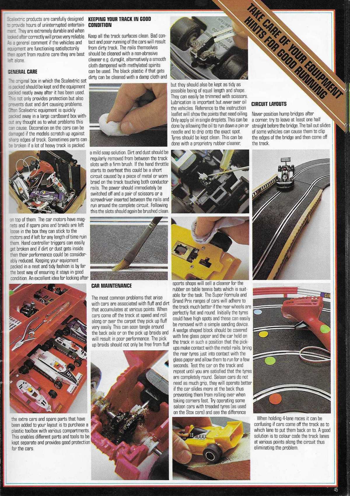 Scalextric Catalogue 1982 page 45