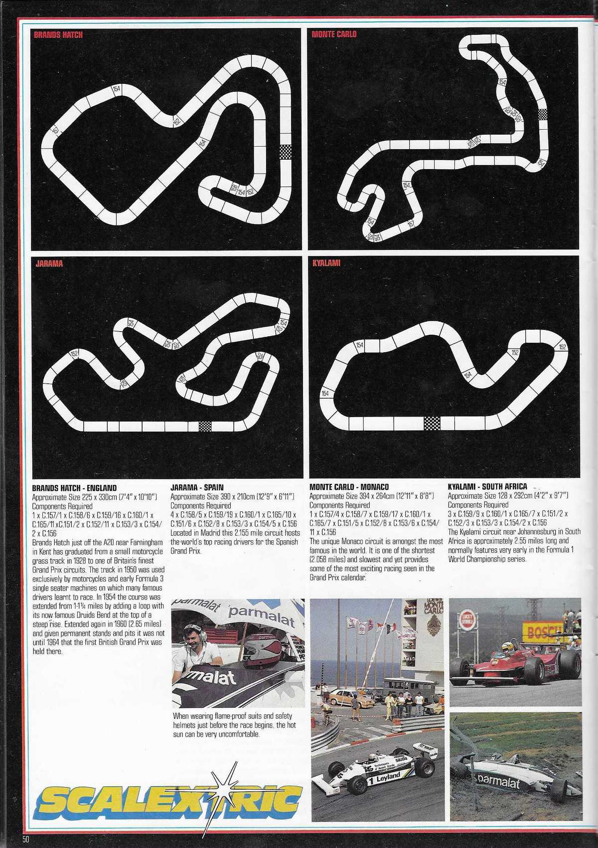 Scalextric Catalogue 1982 page 50