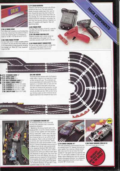 Scalextric Catalogue 1982 page 31