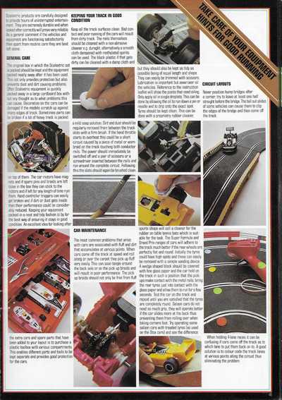 Scalextric Catalogue 1982 page 45