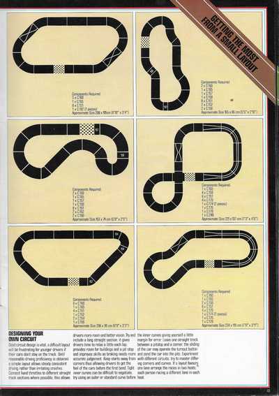 Scalextric Catalogue 1982 page 49