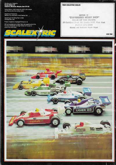 Scalextric Catalogue 1982 page 64