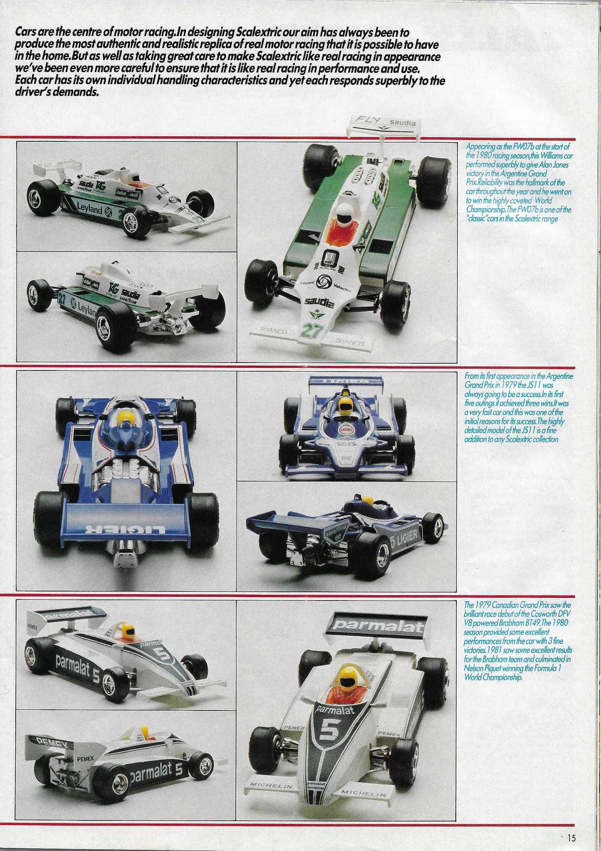 Scalextric Catalogue 1983 page 15