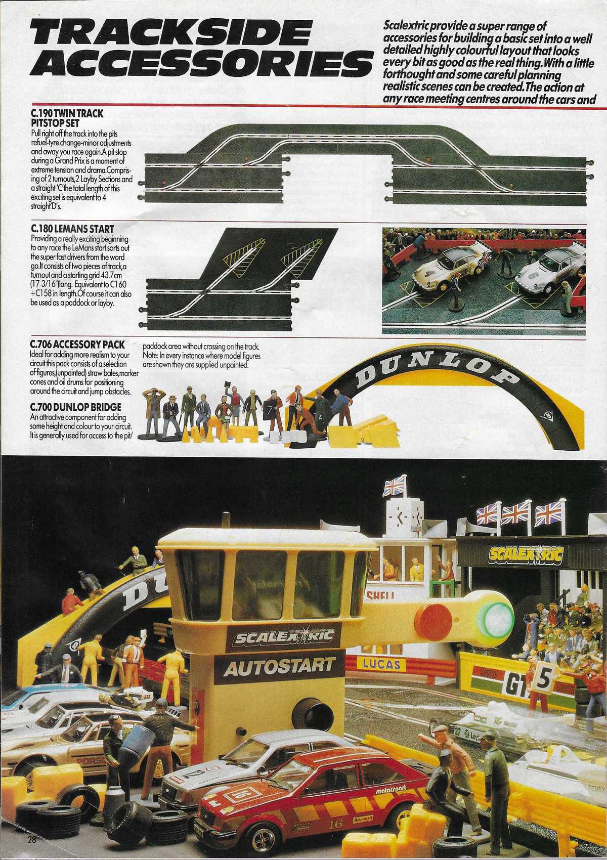 Scalextric Catalogue 1983 page 28